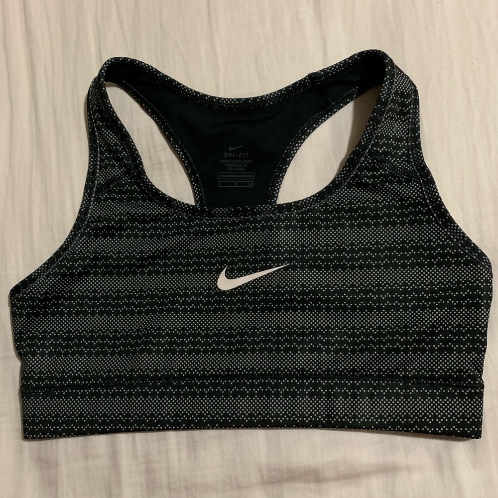 New Nike Black Dri-fit Sports Bra